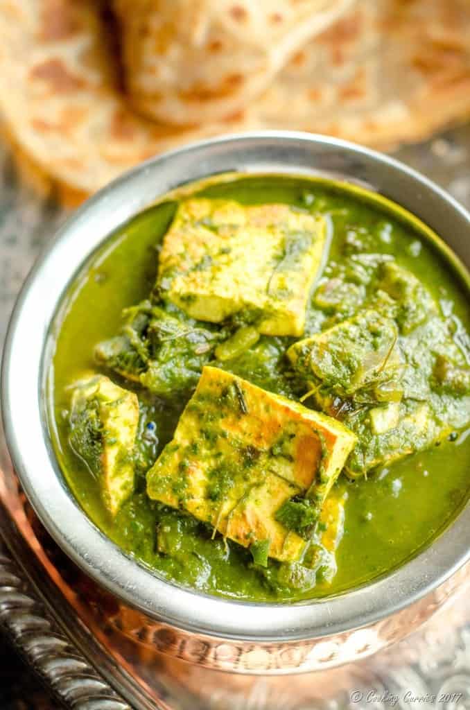 Palak Methi Paneer - Spinach and Fenugreek Paneer Curry (2 of 5)