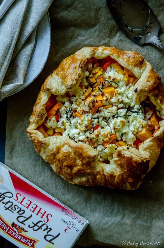 Pepperidge Farm Puff Pastry Butternut Squash Goat Cheese Galette (4 of 5)