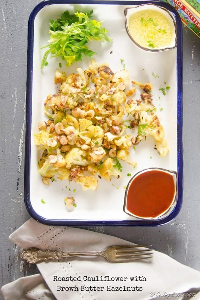 Roasted Cauliflower withBrown Butter Hazelnuts