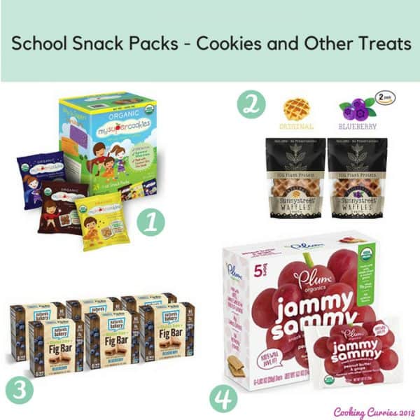 School Snack Packs - Cookies and Other Treats