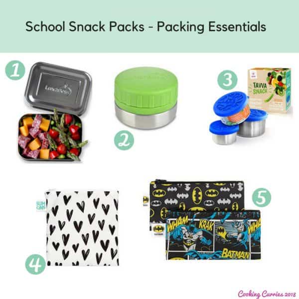 School Snack Packs - Packing Essentials