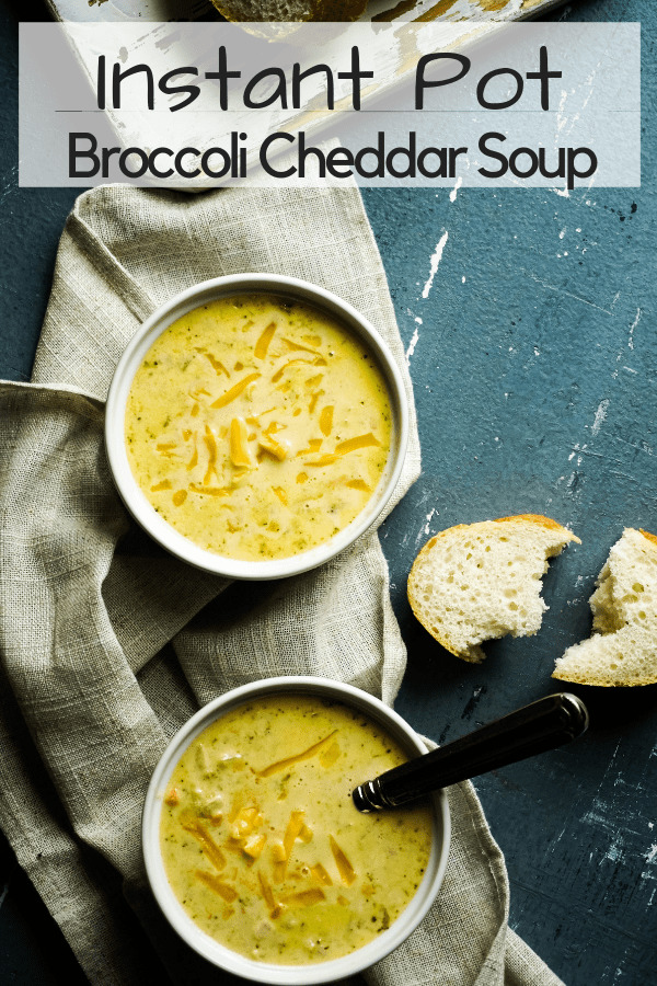 Instant Pot Broccoli Cheddar Soup - Paner Bread Copycat Version