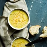 Panera Bread Copycat Version - Broccoli Cheddar Soup made in the Instant Pot