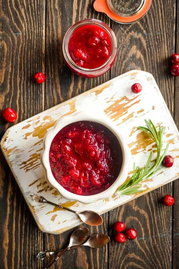 Quick and Easy dump recipe for Instant Pot Orange Cranberry Sauce