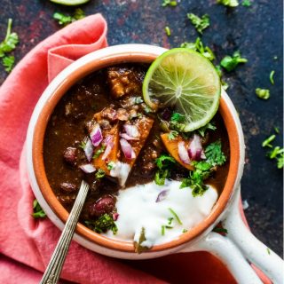 Instant Pot Vegetarian Butternut Squash and Kidney Beans Chili