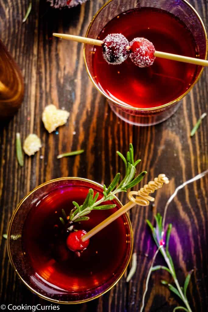 Cranberry Gin Smash