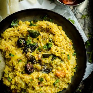 Instant Pot Sambar Rice - Vegetarian, Vegan, Gluten Free, Indian Food