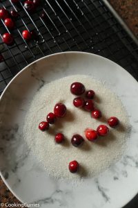 Easy Sugared Cranberries