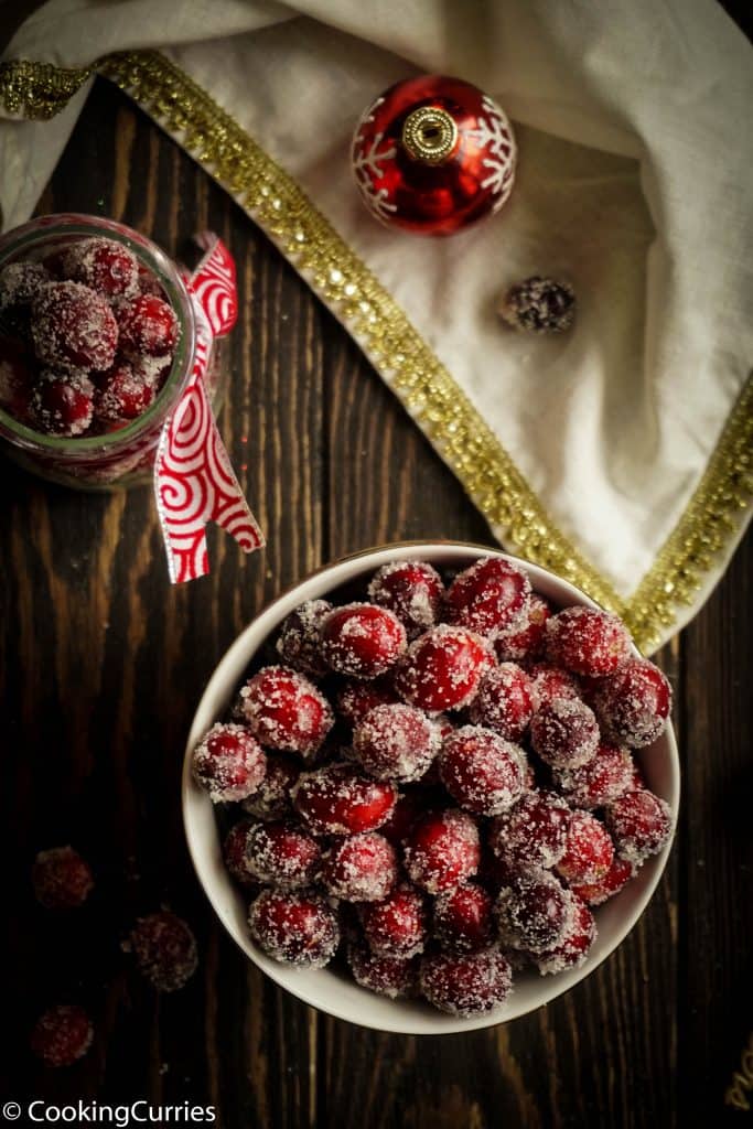 Easy Sugared Cranberries