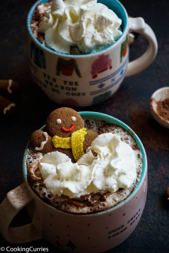 Vegan Gingerbread Hot Chocolate