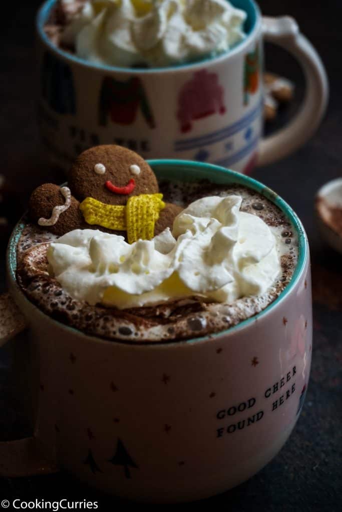 Vegan Gingerbread Hot Chocolate