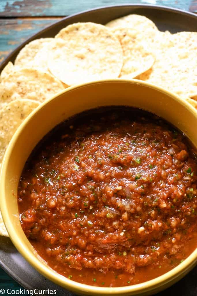 Restaurant Style Tomato Salsa