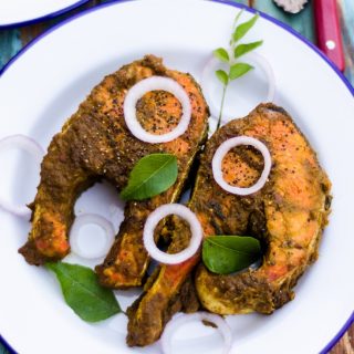 Indian Style Salmon Masala Fry