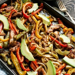 Sheet Pan Chicken Fajitas - Whole30, Paleo