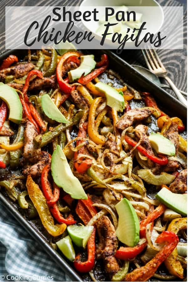 Sheet Pan Chicken Fajitas - Whole30, Paleo