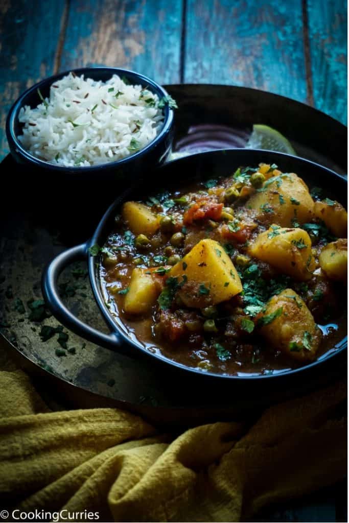 Instant Pot Aloo Matar - Instant Pot Potato and Green Peas Curry