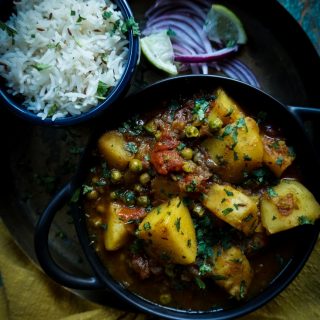 Instant Pot Aloo Matar - Instant Pot Potato and Green Peas Curry