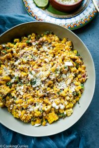 Spicy Mexican Corn Salad made in the Instant Pot