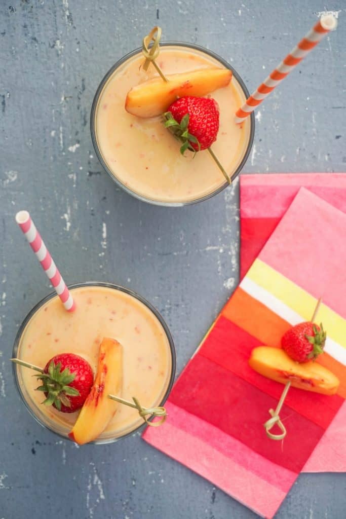 Strawberry Peach Smoothie