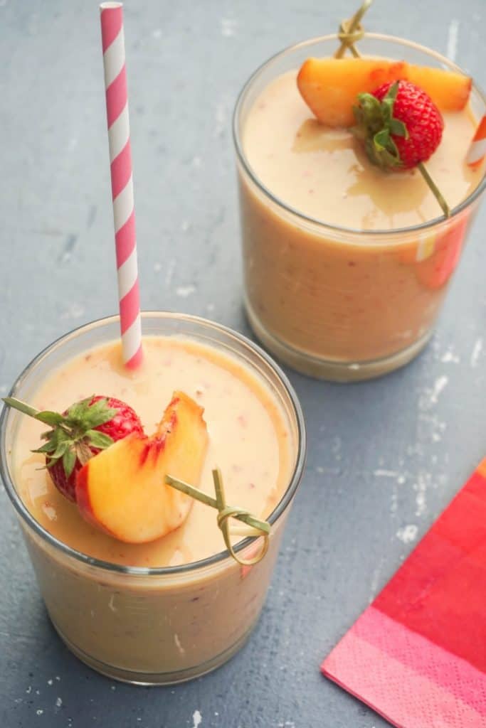 Strawberry Peach Smoothie