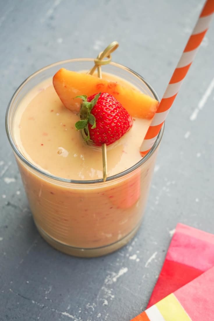 Strawberry Peach Smoothie