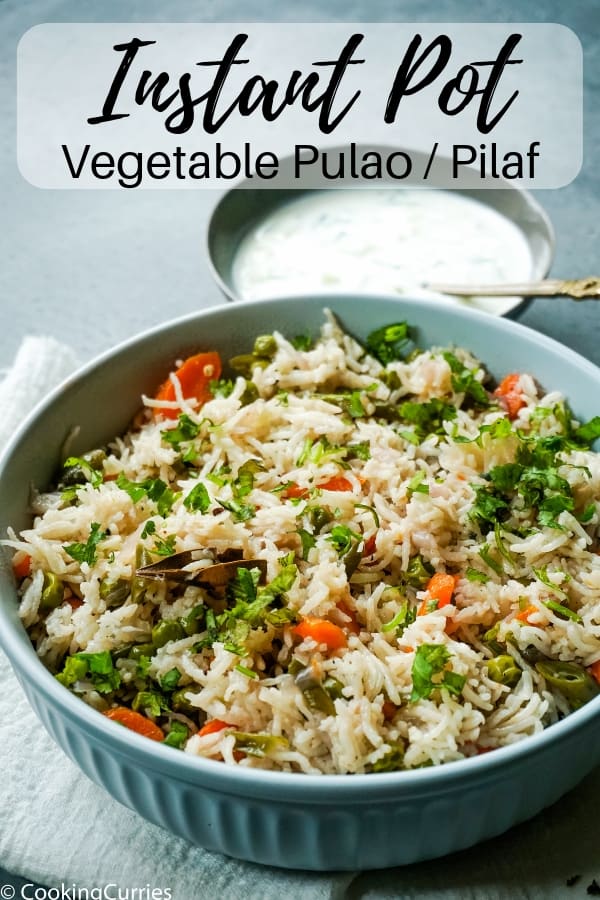 Instant Pot Vegetable Pulao