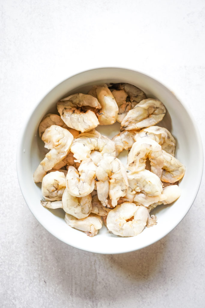 Shrimp in a bowl