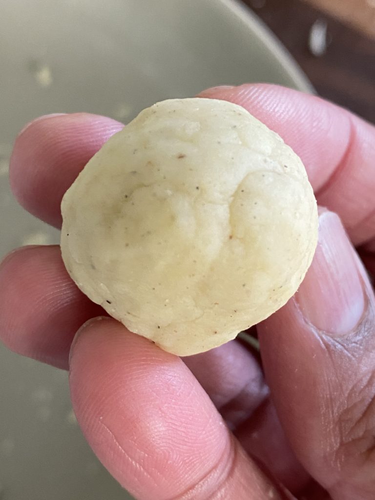 smooth gulab jamun dough ball