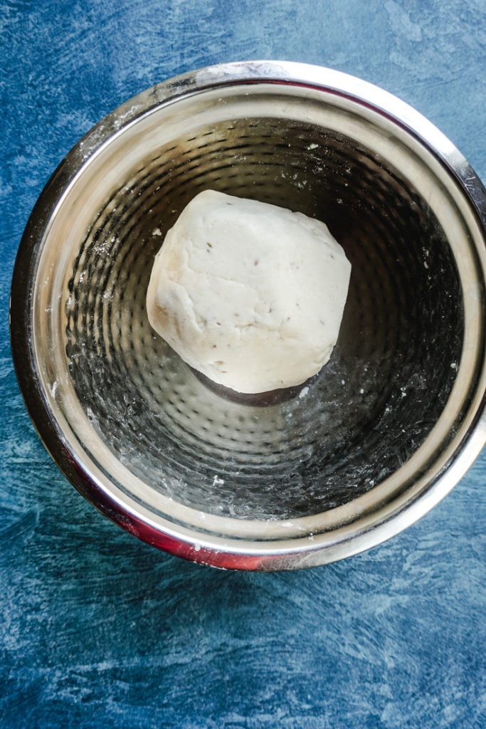 murukku dough in a bowl