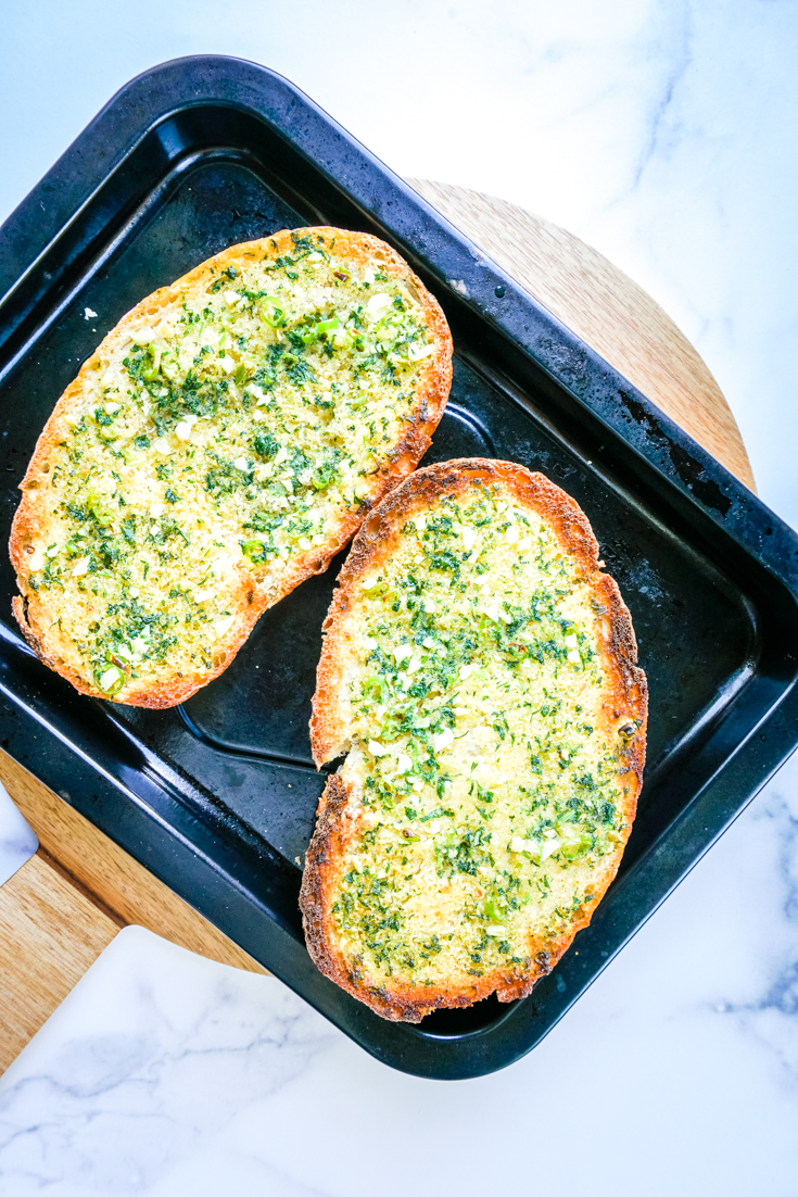 toasted garlic herb bread