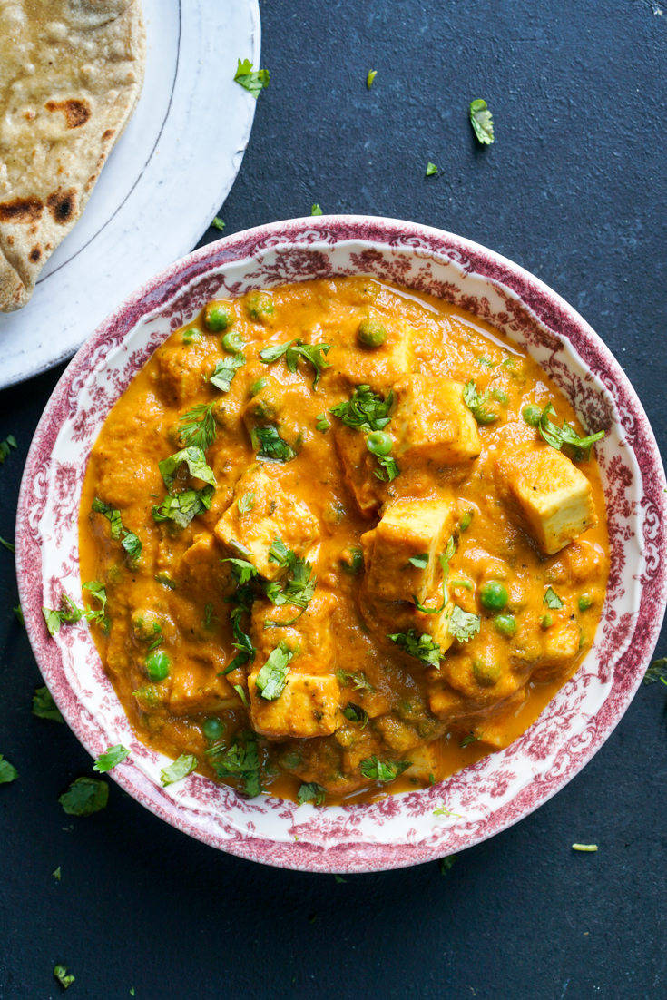Matar Paneer Makhani